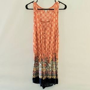 Abercrombie & Fitch Floral Sleeveless Romper